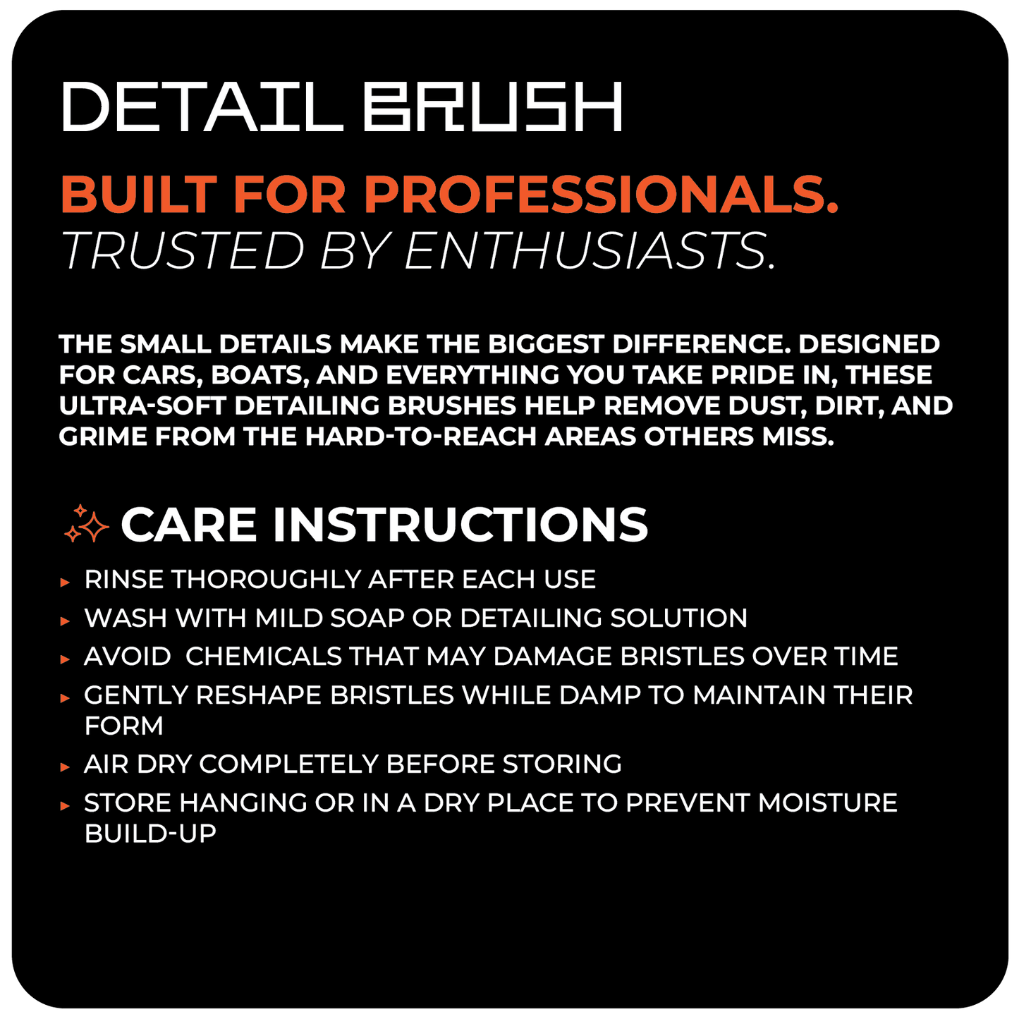 Detailing Brush Set
