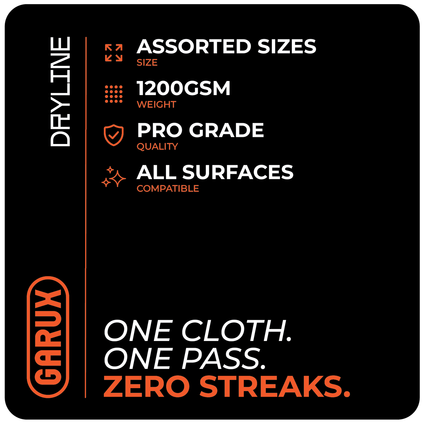 DRYLINE - Microfiber Drying Towel